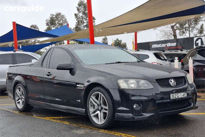 Black 2011 Holden UTE Ute Tray SV6 R
