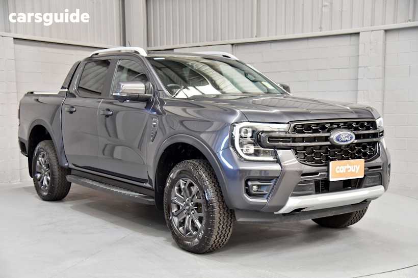 Grey 2024 Ford Ranger Ute Tray WILDTRAK 4X4