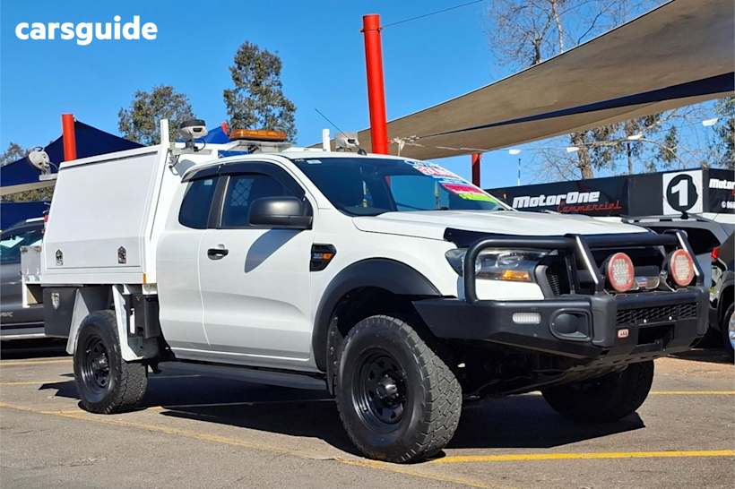 White 2018 Ford Ranger Super Cab Chassis Xl 3.2 (4X4)
