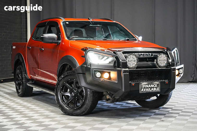 Orange 2021 Isuzu D-MAX Crew Cab Utility X-Terrain (4X4)