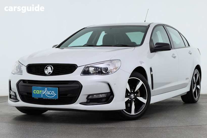 White 2016 Holden Commodore Sedan Sv6 Black Pack