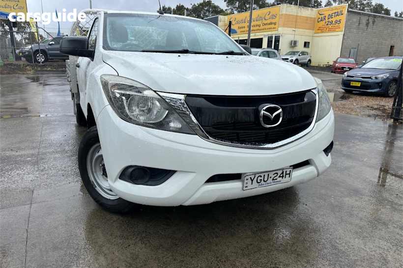 White 2017 Mazda BT-50 Cab Chassis Xt (4X2)
