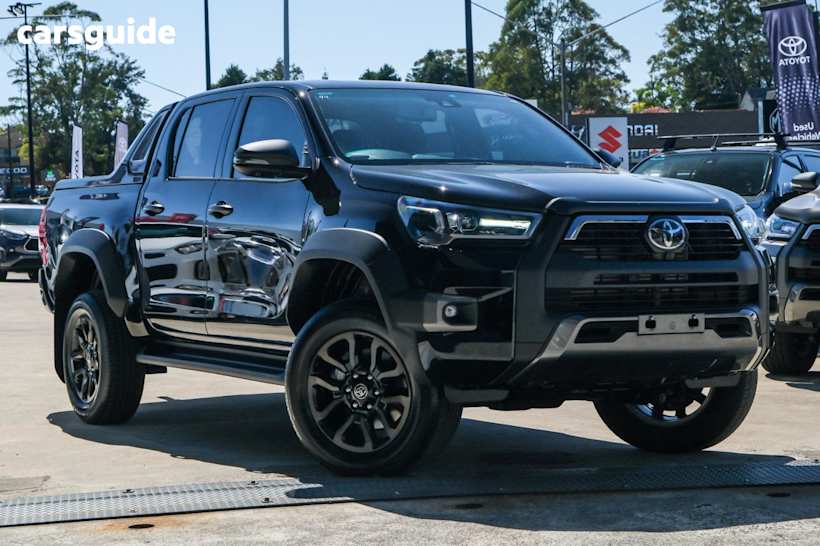 Black 2024 Toyota Hilux Ute Tray ROGUE 48V 4X4