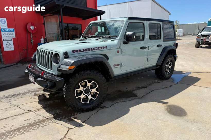 Blue 2023 Jeep Wrangler SUV UNLIMITED RUBICON 4X4