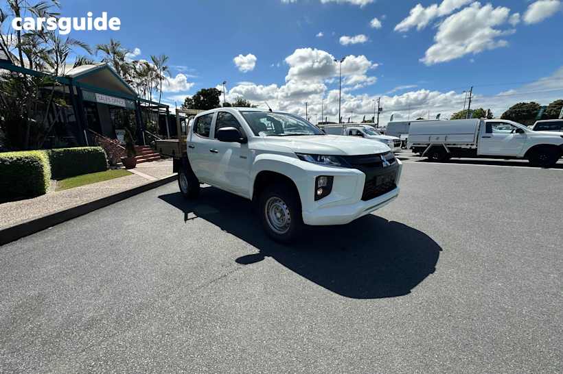 White 2021 Mitsubishi Triton Ute Tray GLX 4X4