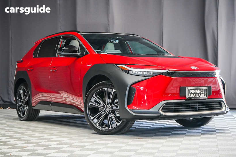 Red 2024 Toyota BZ4X Wagon Awd - Two Tone Roof