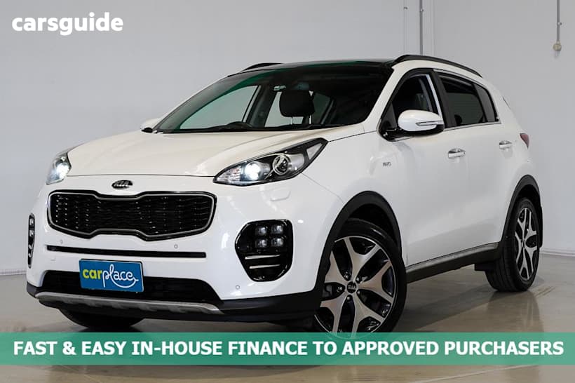 White 2017 Kia Sportage Wagon Gt-Line (Awd)