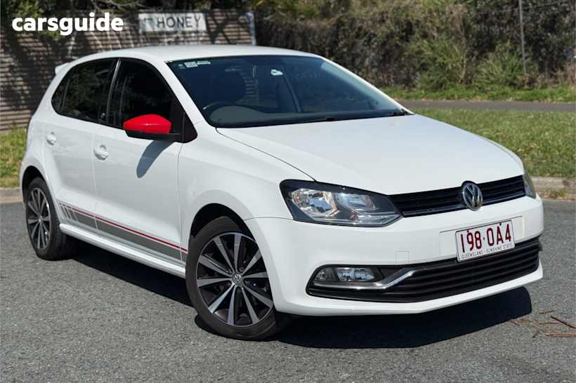 White 2016 Volkswagen Polo Hatch 81TSI BEATS F