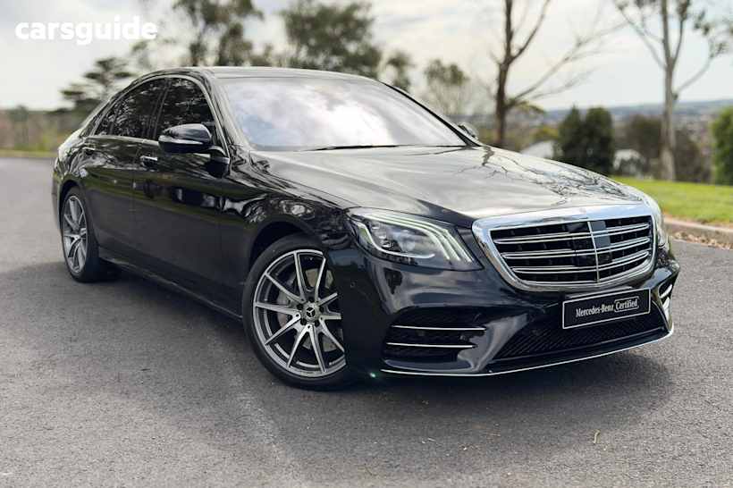 Black 2019 Mercedes-Benz S-Class Sedan S350 D R