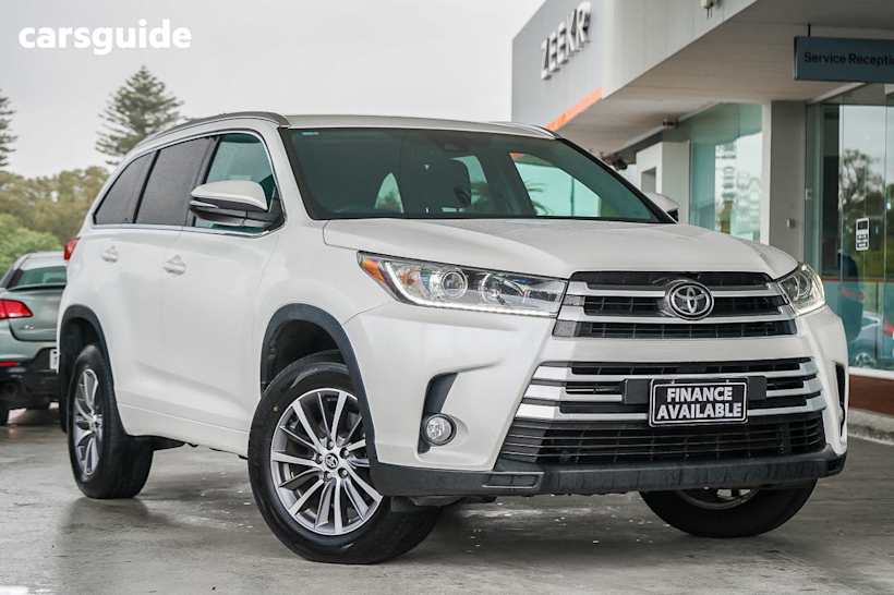 White 2019 Toyota Kluger Wagon Gxl (4X4)