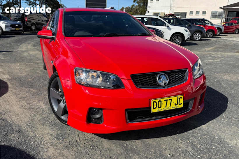 Red 2012 Holden Commodore Utility Sv6