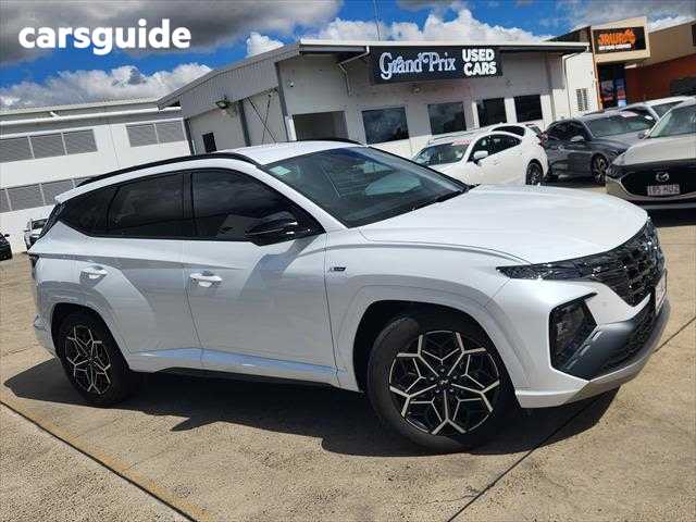 White 2022 Hyundai Tucson SUV ELITE N LINE 4X4