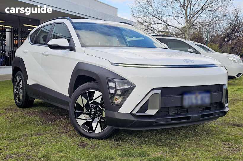 White 2023 Hyundai Kona SUV F