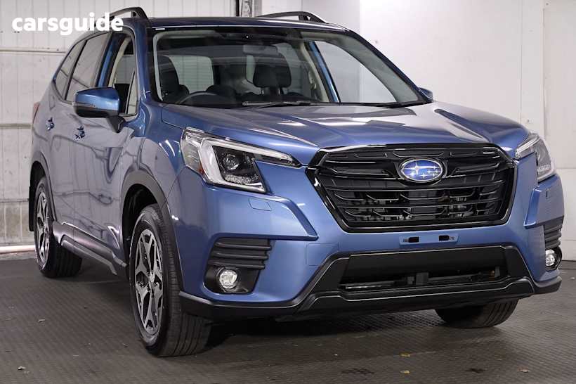 Blue 2024 Subaru Forester SUV 2.5I-S 4WD