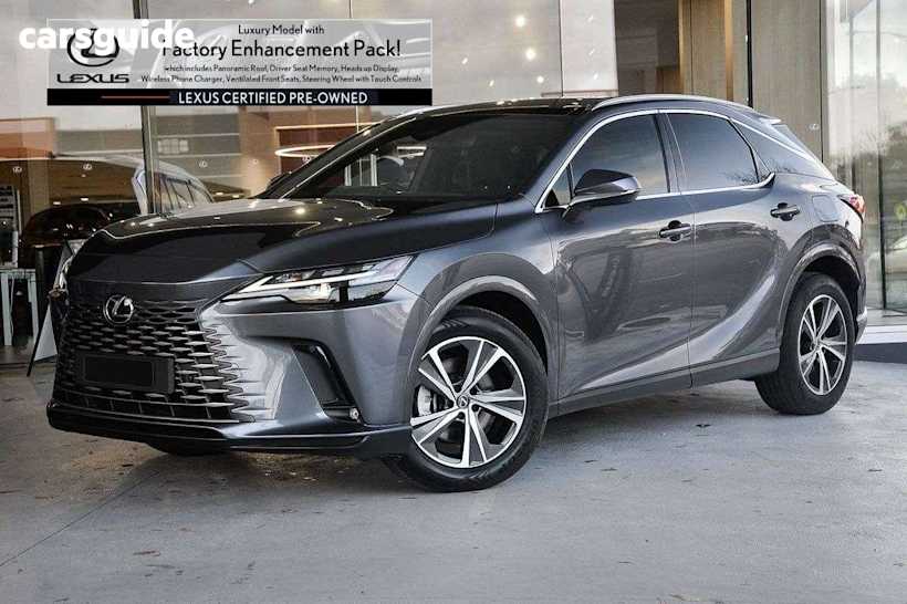 Silver 2023 Lexus RX SUV RX350H LUXURY F