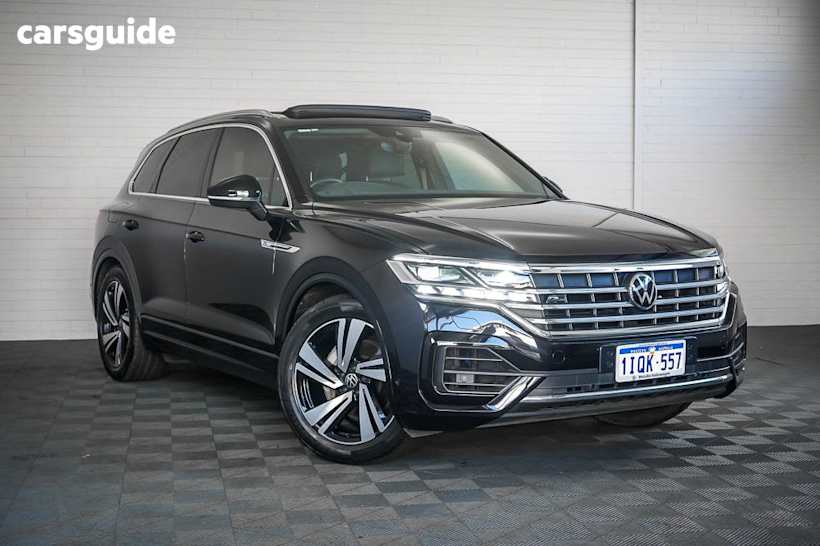 Black 2021 Volkswagen Touareg Wagon 210Tdi R-Line