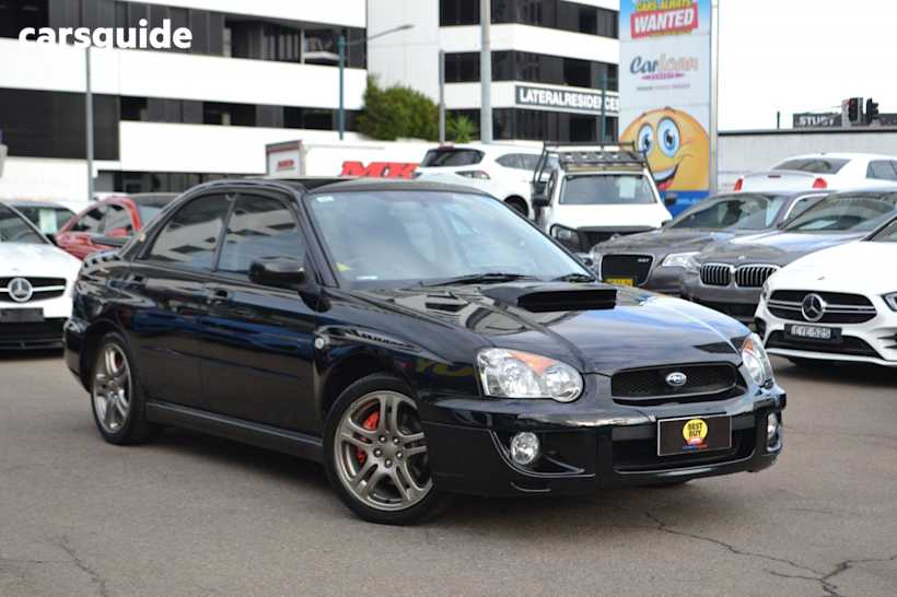 Black 2005 Subaru Impreza Sedan WRX 4WD