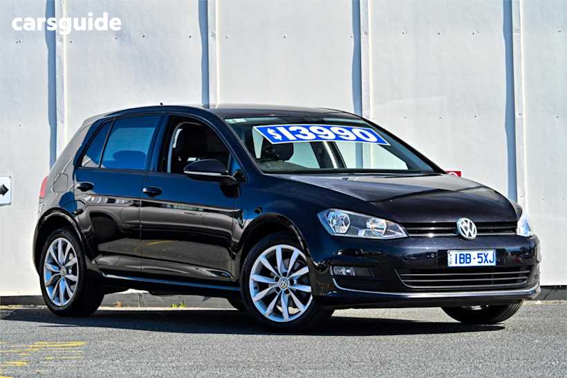 Black 2013 Volkswagen Golf Hatch 103TSI HIGHLINE F