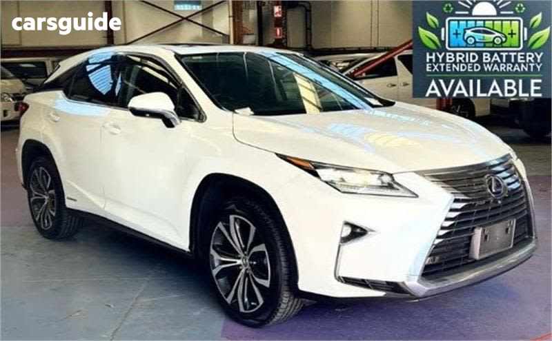White 2017 Lexus RX SUV 4WD LUXURY HYBRID