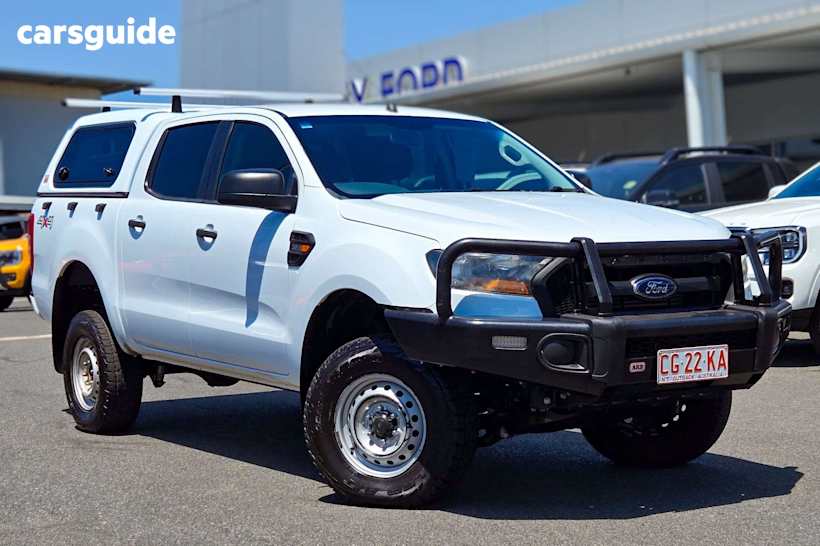 White 2017 Ford Ranger Ute Tray XL 4X4