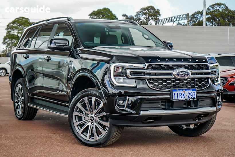 Black 2025 Ford Everest SUV PLATINUM 4X4