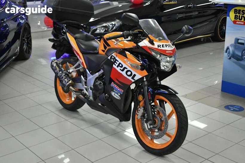 Orange 2013 Honda CBR250R OtherCar ABS REPSOL MOTORCYCLE 6SPD MAN 250CCM
