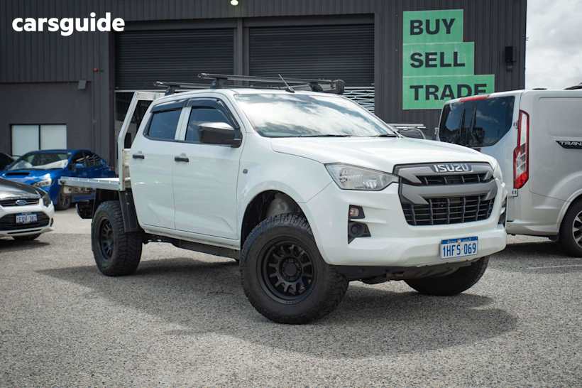 White 2020 Isuzu D-MAX Ute Tray SX 4X4