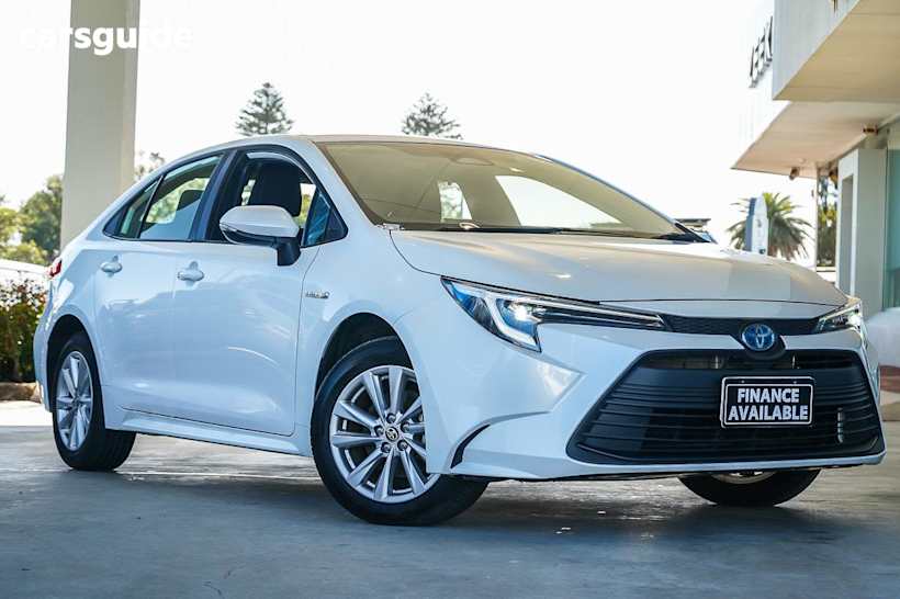 White 2024 Toyota Corolla Sedan Ascent Sport + Conv Pk Hybrid