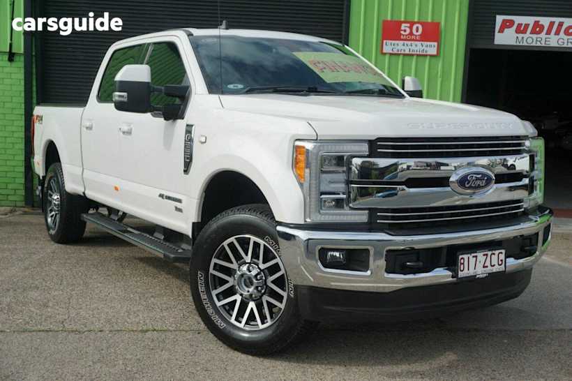 White 2019 Ford F250 Ute Tray LARIAT FX4