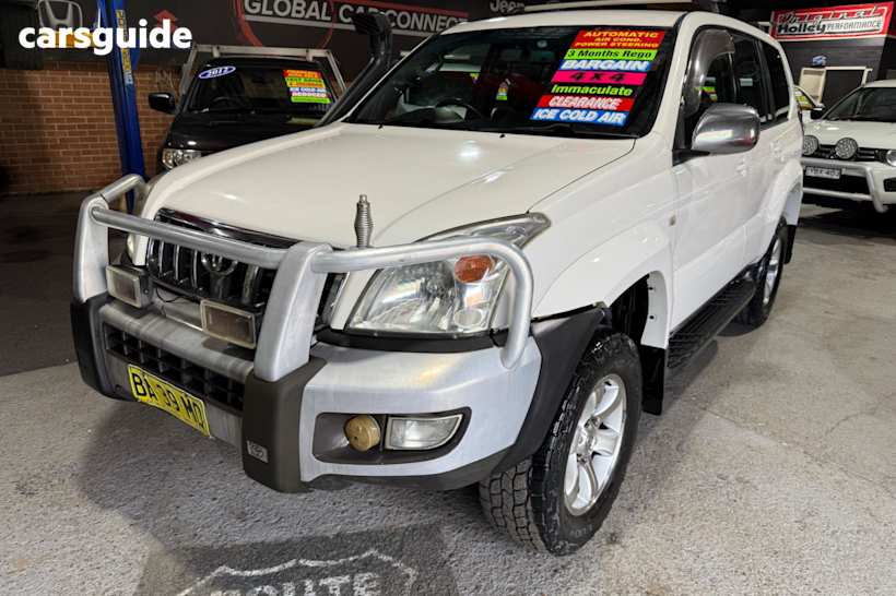White 2004 Toyota Landcruiser SUV GXL 4X4