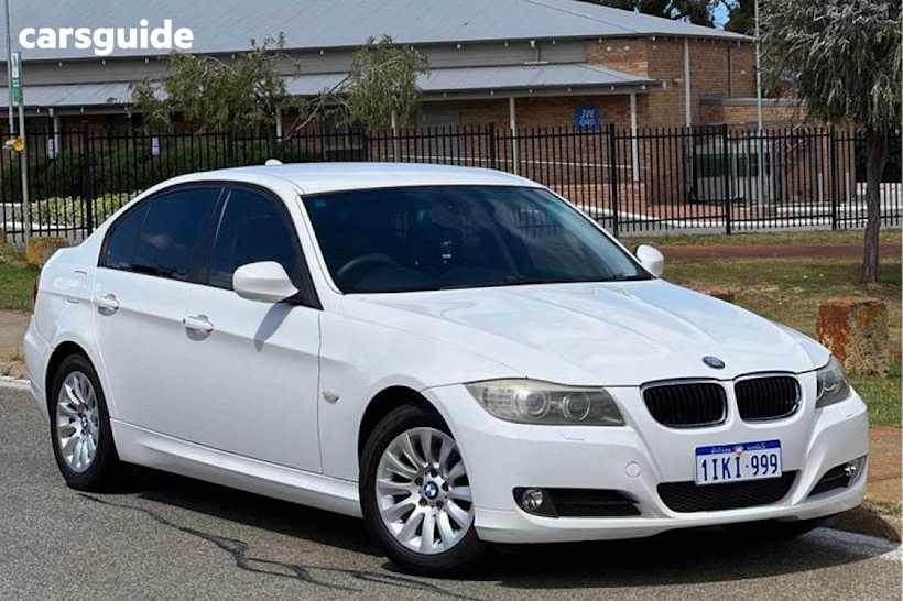 White 2009 BMW 320I Sedan 320I EXECUTIVE E90 6SP 4CYL AUTO SEDAN RWD