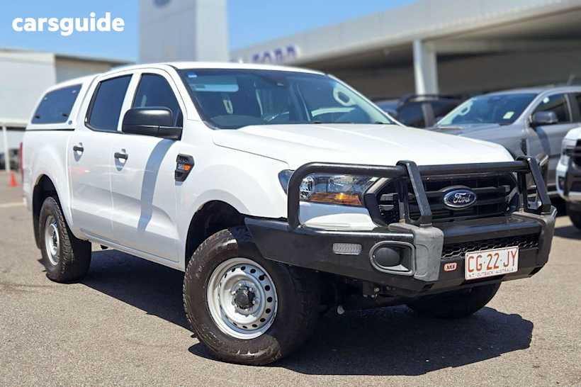 White 2021 Ford Ranger Ute Tray XL 4X4