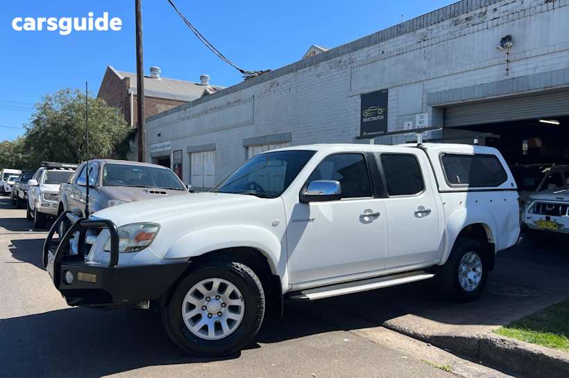 White 2007 Mazda BT-50 Dual Cab Pick-up B3000 Sdx (4X4)