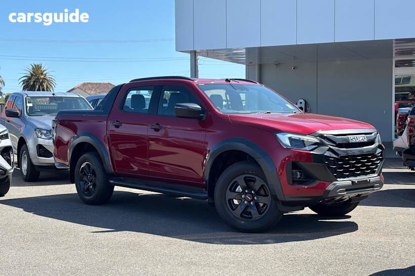 Red 2025 Isuzu D-MAX Ute Tray X-TERRAIN 4X4