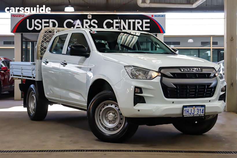 White 2021 Isuzu D-MAX Ute Tray SX 4X4
