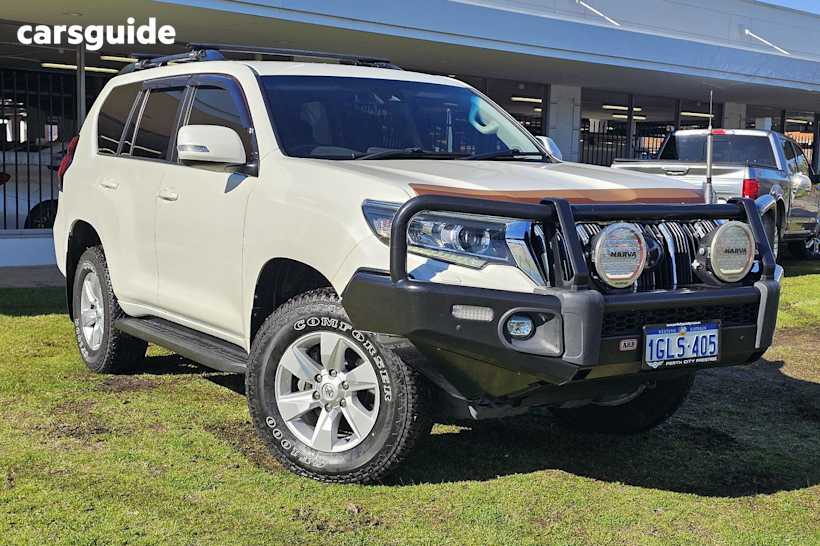 White 2017 Toyota Landcruiser Prado SUV GXL 4X4
