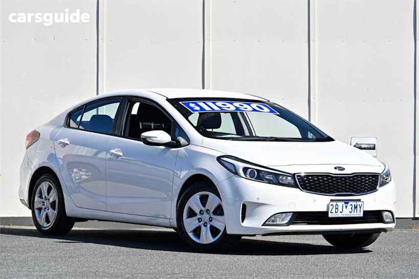 White 2016 Kia Cerato Sedan S F