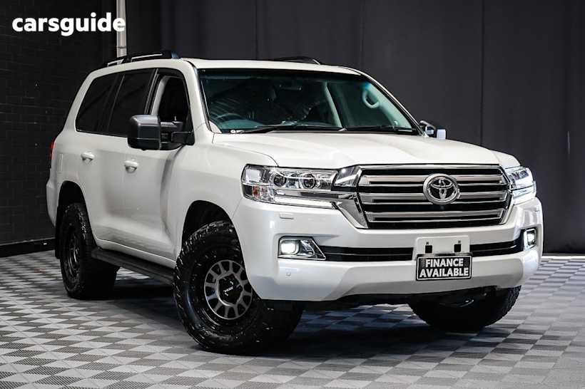 White 2021 Toyota Landcruiser Wagon Lc200 Vx (4X4)