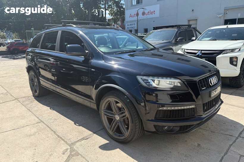Black 2012 Audi Q7 SUV TDI 4WD