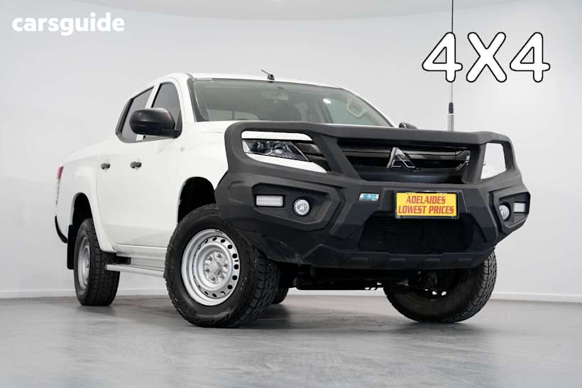 White 2020 Mitsubishi Triton Ute Tray GLX 4X4