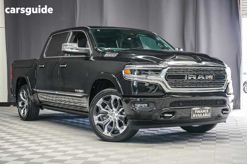 Black 2021 Ram 1500 Crew Cab Utility Limited Rambox Launch Ed (Hyb)