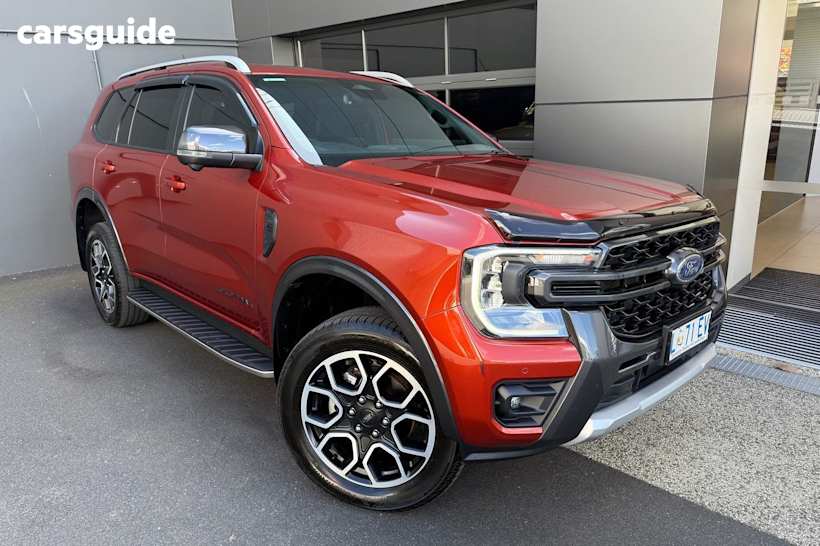 Orange 2023 Ford Everest SUV WILDTRAK 4X4