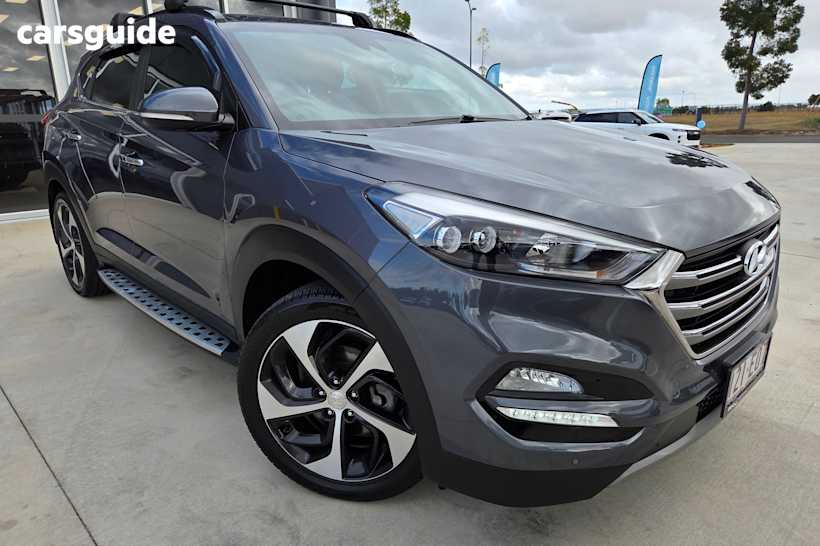 Grey 2017 Hyundai Tucson SUV HIGHLANDER 4X4