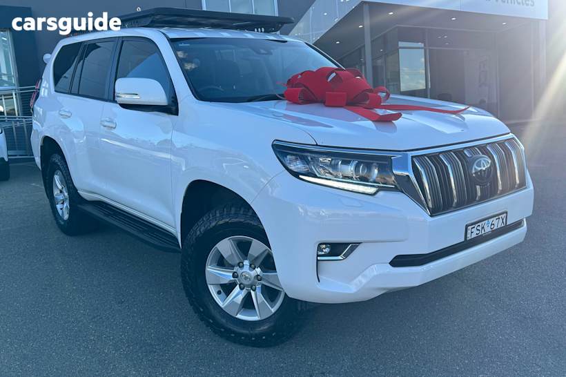 White 2021 Toyota Landcruiser Prado SUV GXL 4X4