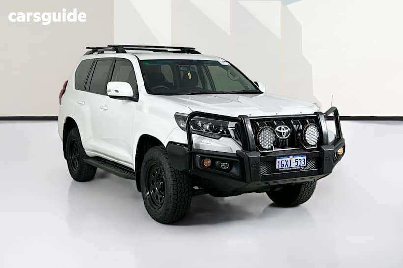 White 2019 Toyota Landcruiser Prado Wagon Gxl (4X4)