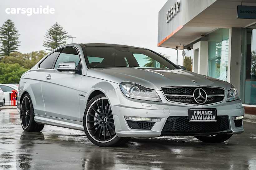 Silver 2012 Mercedes-Benz C63 Coupe Amg