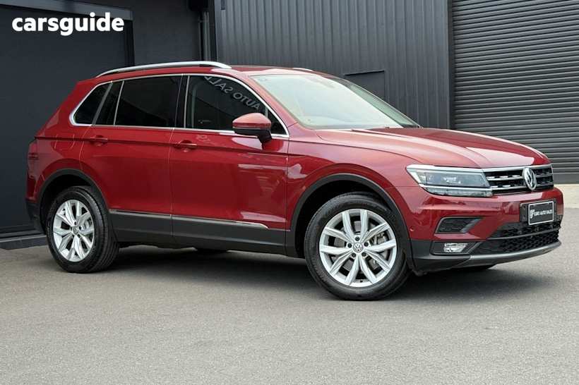 Red 2018 Volkswagen Tiguan Wagon 132 Tsi Comfortline