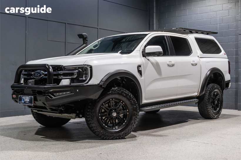 White 2022 Ford Ranger Ute Tray XLT 4X4