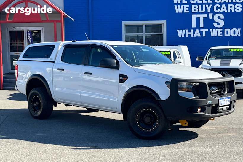 White 2019 Ford Ranger Ute Tray XL 4X4