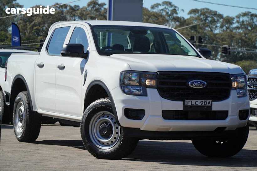 White 2024 Ford Ranger Ute Tray XL 4X4